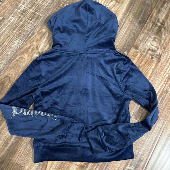 NEW Navy Playboy Tracksuit Jacket - Picture 5 of 5